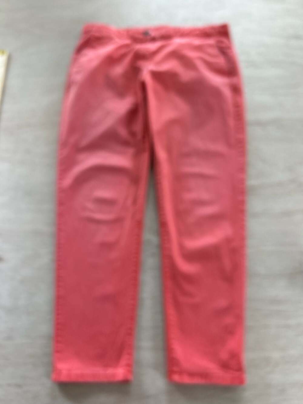 Gap Broken-In Straight Coral Pink Khakis Pants Women Size 12